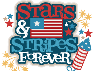 Independence Day Clipart Stars And - Clip Art Png