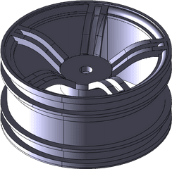 Rc Car Wheel 110 Rim 3d Cad Model Library Grabcad - Rim Png