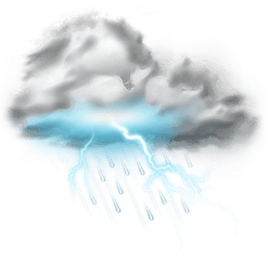Lightning Png Images Free Download - Transparent Background Thunder Cloud Png