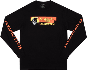 Spirit Halloween Throwback Logo Black - Long Sleeve Png