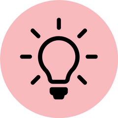 Download Lightbulb Clipart Pink - Pink Light Bulb Clip Art Png