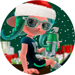 Pin - Splatoon Christmas Icons Png