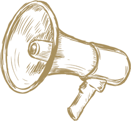 Megaphone - Sketch Png