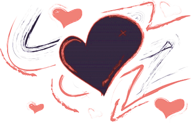 Heart Scribbles - Heart Png