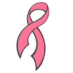 Breast Cancer Ribbon Temporary Tattoo - Breast Cancer Symbol Tattoo Designs Png
