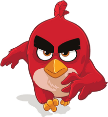 Angry Bird - Angry Birds Movie Red X Stella Transparent Png Angry Birds Wall Stickers