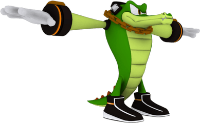 Pc Computer Sonic Generations - Vector The Crocodile Model Png