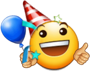 Emoji Stickers Png - Birthday Happy Happybirthday Fre Transparent Birthday Emoji Png