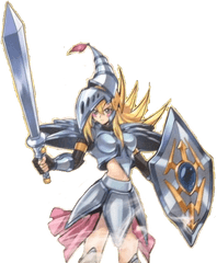 Dragon Knight Dmgdk - Black Magician Girl Knight Png