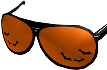 Halloween Bat Shades Roblox Wikia Fandom - Illustration Png