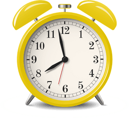 Download Yellow Alarm Clock Transparent - Alarm Clock Png