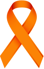 Catholic Charities Orange Ribbon - Blue Cancer Ribbon Png
