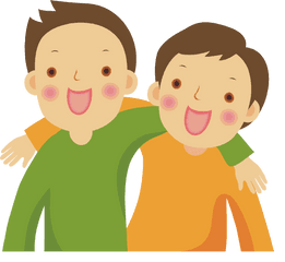 Download Free Png Friend Image - Two Friends Clipart