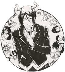 Ciel Phantomhive - Black Butler Icons Png