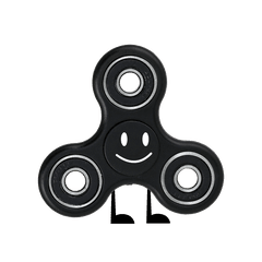 Hand Spinner Png Transparent 1 Image - Black Fidget Spinner