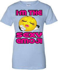 Download Sexy Emoji Ladiesu0027 100 Cotton T - Shirt Tshirt Happy Png