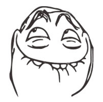 Comics Troll Face Rage Free Download PNG HD