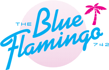 The Blue Flamingo Png Logo