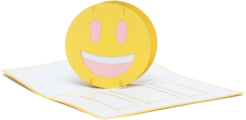 Emoji Pop Up Card Collection - Smiley Png