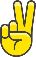 Thumb Emoji Png - Victory Hand Emoji Hand Emoji Png Victory Emoji