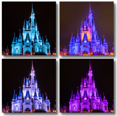 Download Hd Cinderellau0027s Four Castles - Disney World Walt Disney World Png