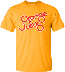 Details About Orange Julius Retro Logo Soda Beverage T - Shirt 1970u0027s Free Djk Png