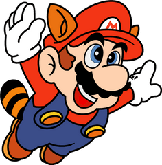 Download Hd Mario Flying With A Raccoon Suit - Super Mario Super Mario Bros 3 Mario Png