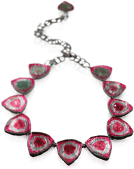 Download Colored Gemstones Png Image - Necklace