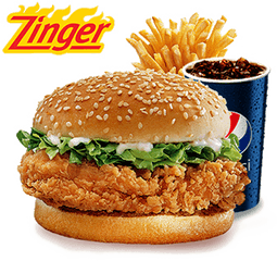 Kfc Burger Transparent Image Png Arts - Kfc Zinger Burger Deals