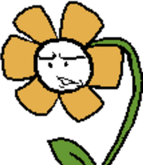 Flowey - Cartoon Png