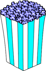 Popcorn Cotton Candy Clipart - Popcorn Symbol Png