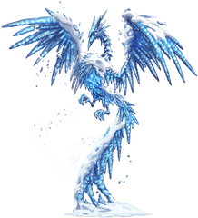 Transparent Blue Fire Phoenix - Tattoo Phoenix Color Blue Png