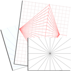 U200eperspectivegraphpapergenerator - Paper Png