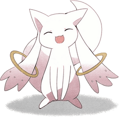 Kyubey - Puella Magi Madoka Magica Cat Png