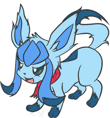 Image Glaceon Transparent Drawing - Glaceon Png