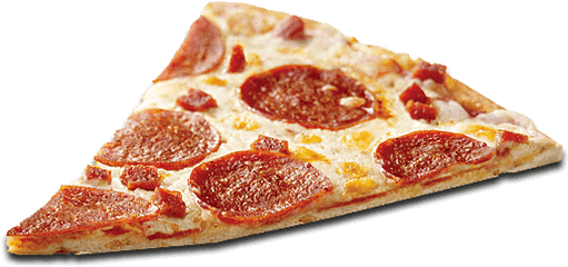 Pepperoni Pizza Slice Png 2 Image - Thin Crust Pizza Png