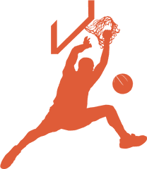 Okc Thunder Png - Basketball Player Dunks Png