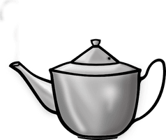 Metal Tea Pot Clip Art - Free PNG