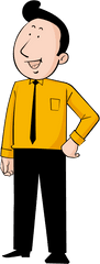 Cartoon Illustration - Man Cartoon Png