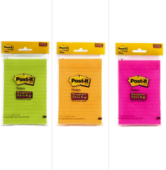 Post - It 660ss1pk Super Sticky Lined Notes 102mm X152mm Post It Notes Png