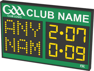 Gaa Scoreboards Gaelic Football Scoreboard Electronic - Led Display Png