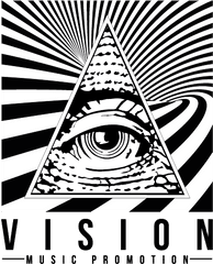 Vision Music Promotion Pr - Vision Png Logo Illuminati