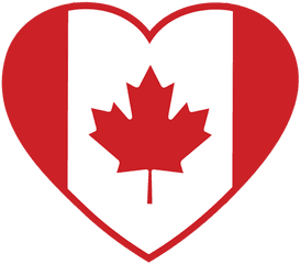 Maple Leaf Heart Stroke - Transparent Png U0026 Svg Vector File Canada Flag Shutterstock