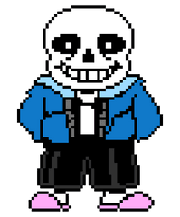 Sans Undertale - Undertale Sans Pixel Art Png