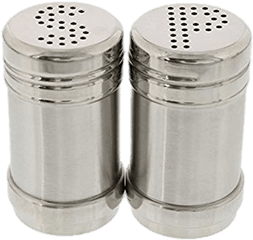 Download Full Salt And Pepper Dispenser Set Transparent Png - Salt And Pepper Shakers