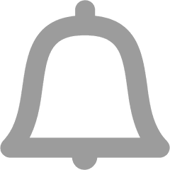 Bell Png - Grey Bell Icon Png