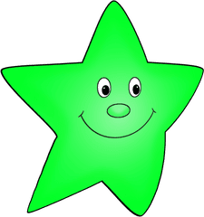 Cartoon Star Png - Cartoon Star Flying Green Stars Clipart Cute Green Star Clipart