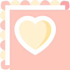 Valentines Lace Png Icon - Heart