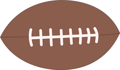 American Football Stitches - Football Graphic Png