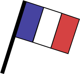 French Flag - Vertical Png